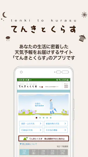 てんきとくらす tenki to kurasu screenshot 1