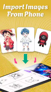 アニメスケッチを描く screenshot 2