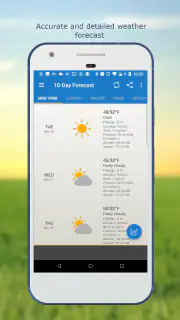 アンドロイドのための天気 & 時計ウィジェット (天気予報) screenshot 5