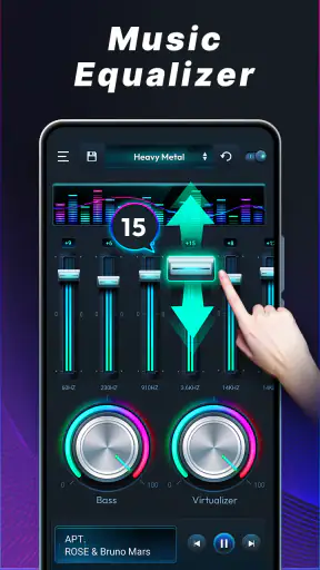 イコライザー 重低音アンドロイド用 screenshot 1