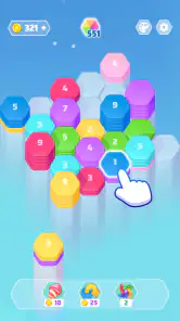 カラースライドパズル screenshot