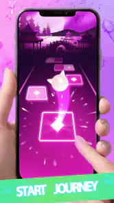 カラーダンスホップビート音楽ゲーム screenshot