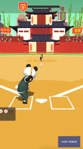 カンフー野球！- おもしろい野球ゲームで暇つぶし screenshot 1