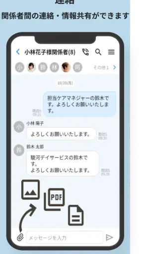 ケアコネ screenshot 1