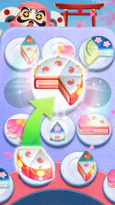 ケーキソート - カラーソートとマージパズルゲーム screenshot