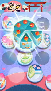 ケーキソート - カラーソートとマージパズルゲーム screenshot