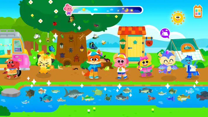 ココビ　キャンピング　遊び - 子供、森、アドベンチャー screenshot 1