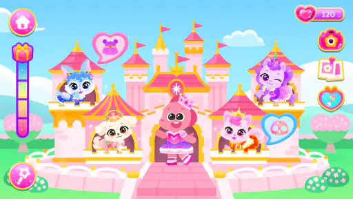 ココビ 赤ちゃん動物のお世話 - いぬ、おしゃれ screenshot 1
