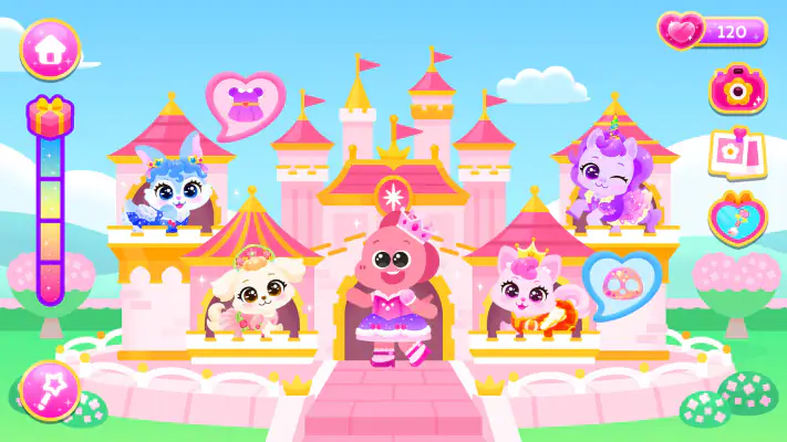 ココビ 赤ちゃん動物のお世話 - いぬ、おしゃれ screenshot 1