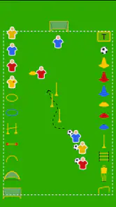 コーチ戦術的なボード-サッカー screenshot