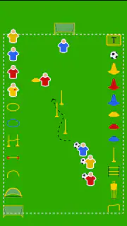 コーチ戦術的なボード-サッカー screenshot 2