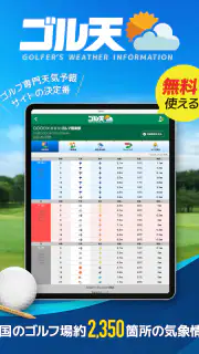 ゴル天 - 全国ゴルフ場天気予報 screenshot 7