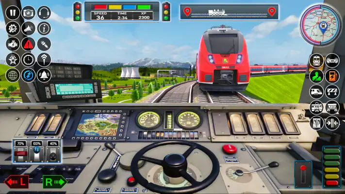 シティトレインゲーム3Dトレインゲーム screenshot 1