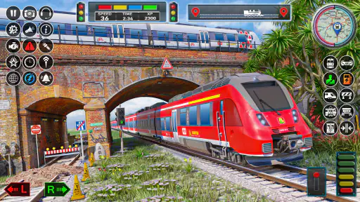 シティトレインゲーム3Dトレインゲーム screenshot 6