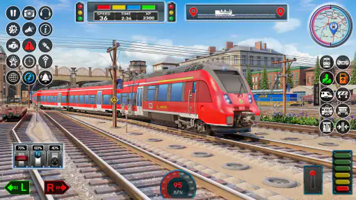 シティトレインゲーム3Dトレインゲーム screenshot 7