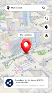 ストリートビューの地図とナビゲーション screenshot