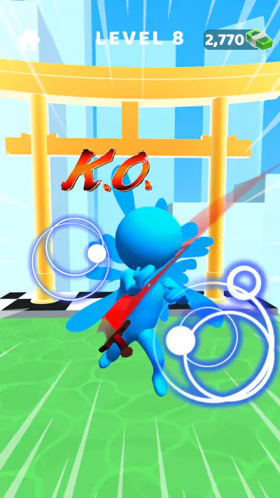 ソードプレイ！3D忍者が駆け抜け斬りまくる screenshot 1