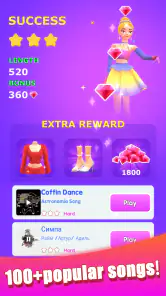 ダンススカート - 音楽ドレスアップ screenshot