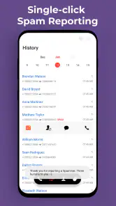 トーク：ダイヤラ、電話をかける、スパムと戦う、リマインダー screenshot