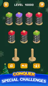 ナット整理・カラーゲーム screenshot