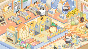 ハムハム商店街: かわいい放置タイクーンゲーム screenshot 1