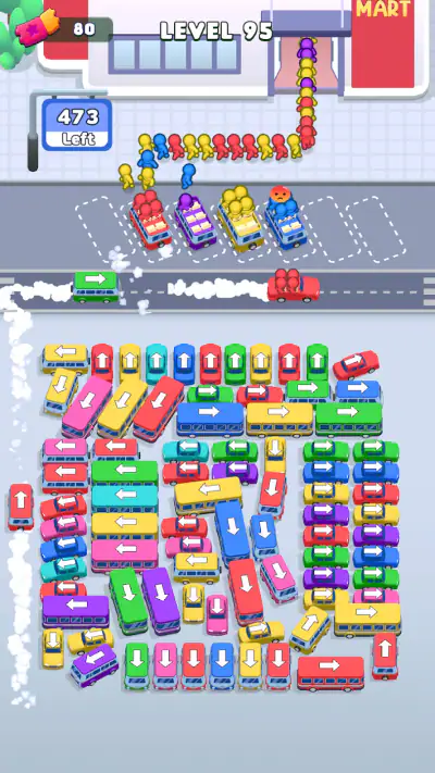 バスの脱出 - 渋滞 screenshot 1