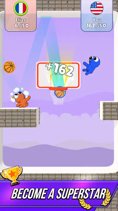 バスケットバトル screenshot 1