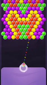 バブルレインボーシューター-シュート&ポップパズル screenshot