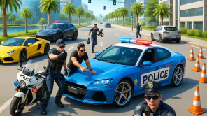 パトカーのゲーム: 警察官ゲーム screenshot 1