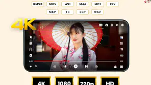 ビデオプレーヤー - あらゆるビデオを再生 screenshot 1