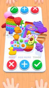 プッシュポップバブル交換ゲーム ポップイットトレード screenshot
