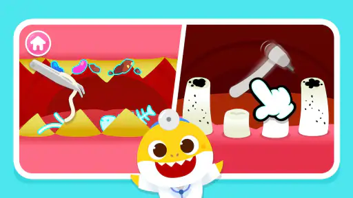 ベビーシャーク歯医者プレイ: ゲーム screenshot