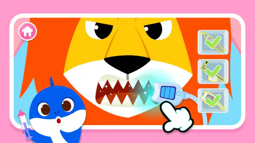 ベビーシャーク歯医者プレイ: ゲーム screenshot