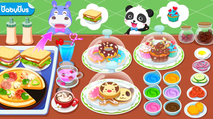 ベビーパンダの夏：カフェ screenshot 1