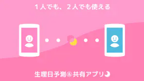 ペアリズムＷ　生理日予測アプリ：妊活（妊娠）、避妊、基礎体温 screenshot 1