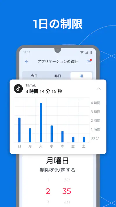 ペアレンタルコントロール Kroha－スクリーンタイム screenshot 1