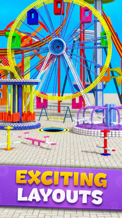ホールクラフト:食べて大きくなるゲーム HoleCraft screenshot 1