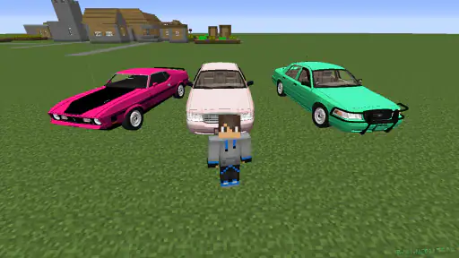 マインクラフト用の車とオートバイのモッド screenshot