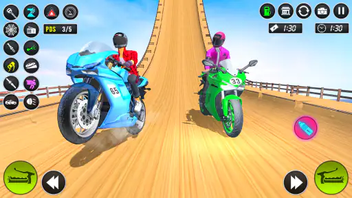 メガ リアルバイク レーシングゲーム screenshot 3