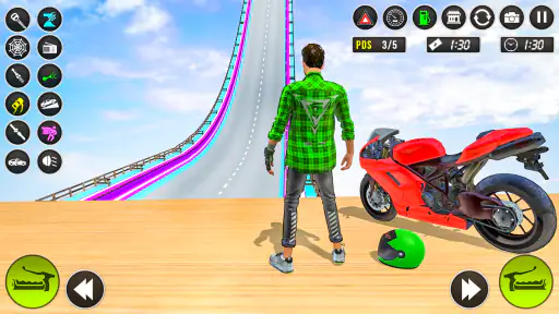 メガ リアルバイク レーシングゲーム screenshot 8