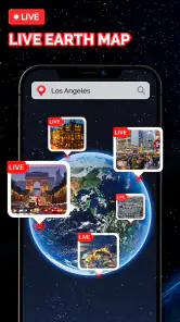 ライブ地球地図 - サテライト，ストリートビュー screenshot
