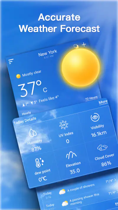 ライブ天気予報：2021年の正確な天気 screenshot 1