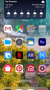 ランチャー iOS 17 Lite screenshot