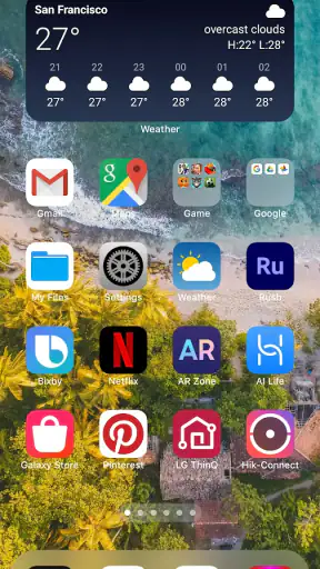 ランチャー iOS 17 Lite screenshot 1
