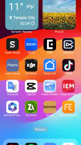 ランチャー iOS 18 screenshot