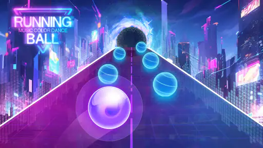 ランニングボール: ミュージックカラーダンス screenshot