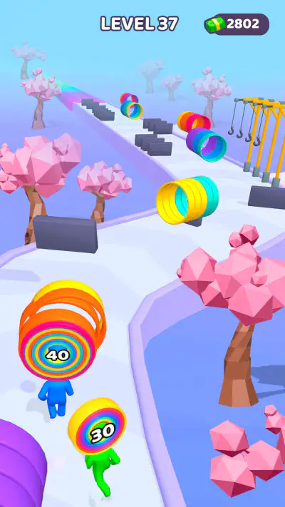 レイヤーマン3D:走って収集 screenshot 1