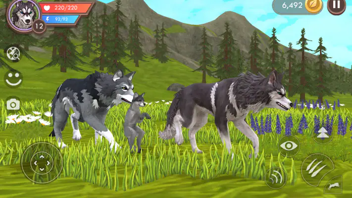 ワイルドクラフト：動物シムオンライン3D screenshot 1