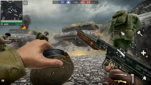 ワールドウォーヒーローズ：ＦＰＳ戦争ゲーム screenshot