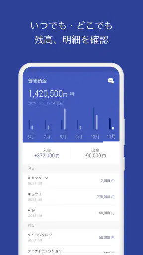 京葉銀行アプリ screenshot 1